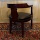 Office Armchair, Empire Style, Mahogany.