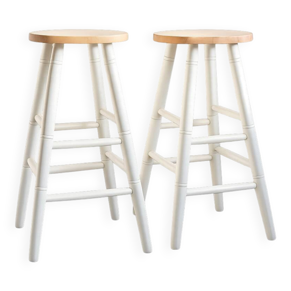 Paire de tabourets de bar