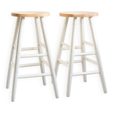 Paire de tabourets de bar
