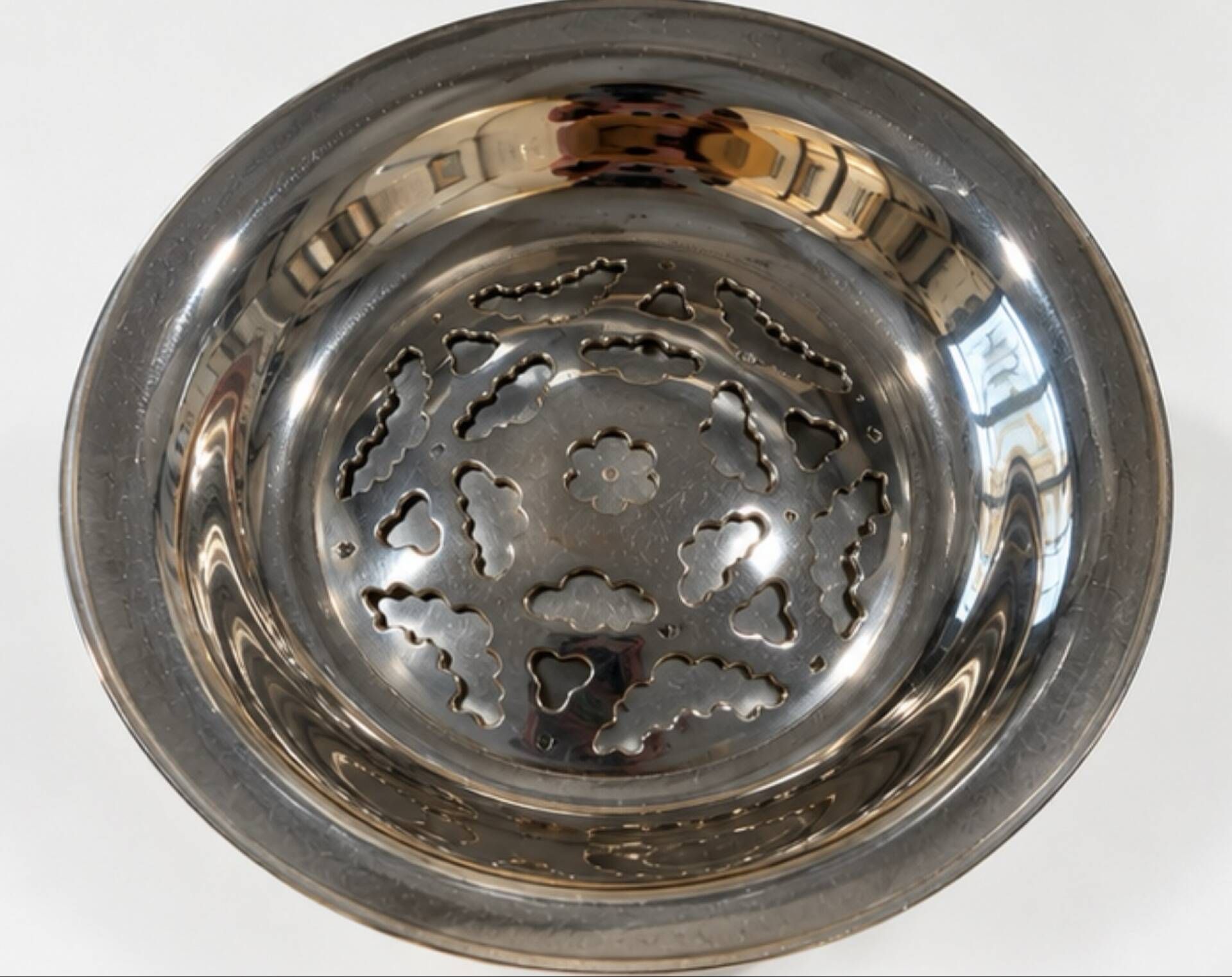 Vintage silver-plated metal butter dish, Italy – Coquillor style