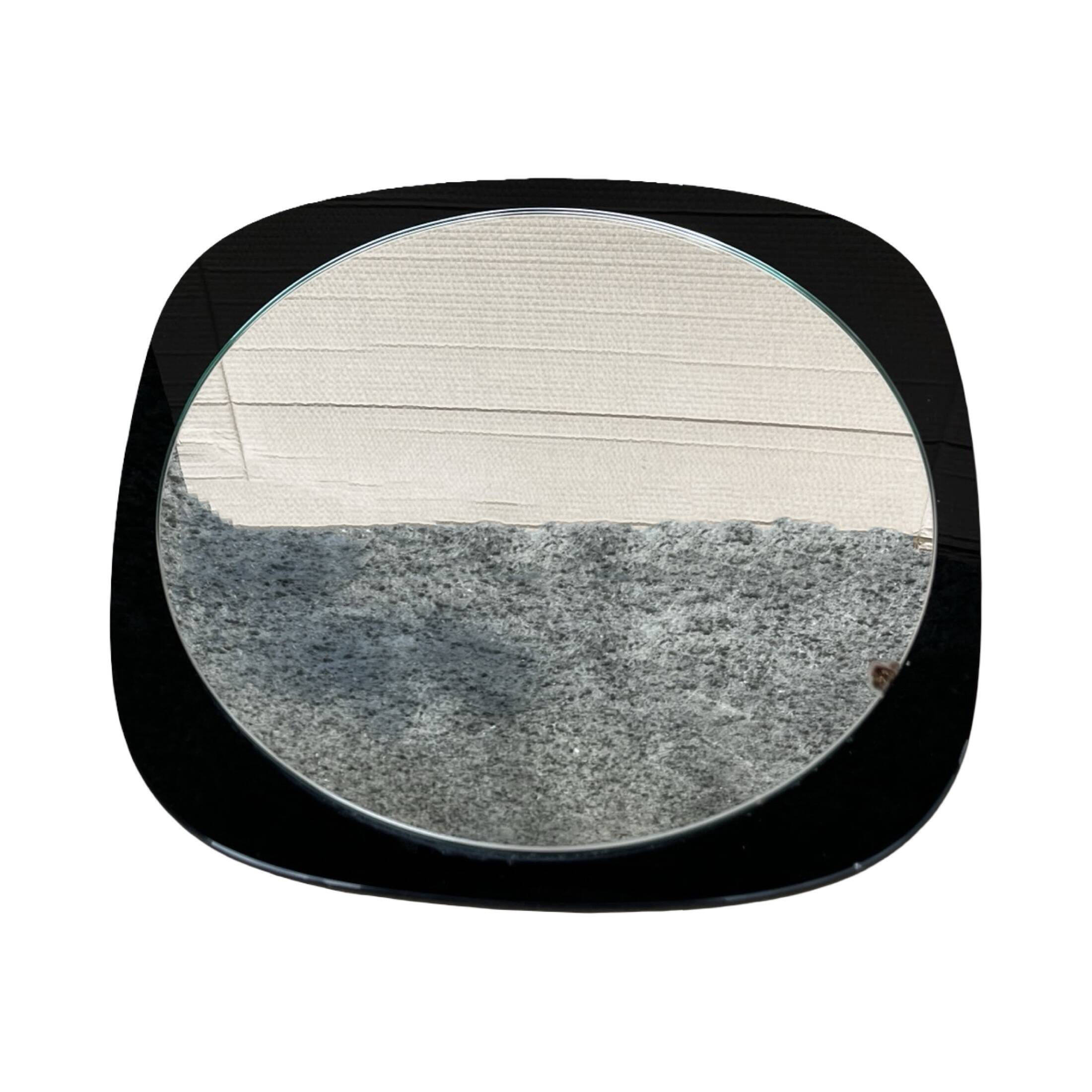 Miroir mural asymétrique Pologne années 1970