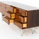 XL sideboard in rosewood by Musterring (Germany, 1960s).