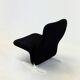 Artifort Concorde F780 armchair black by Pierre Paulin