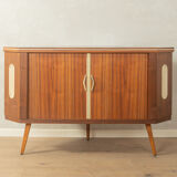 Corner cabinet from the 1950s with integrated bar compartment
