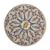 Couscous dish in ceramized terracotta and enamels