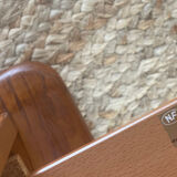 Vintage elm bedside table
