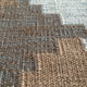 Handwoven large  rollakan reversible rug wool, scandinavian design