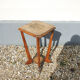 Old art deco style wooden pedestal table