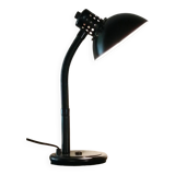 Large black Aluminor desk lamp made in France vintage 1970