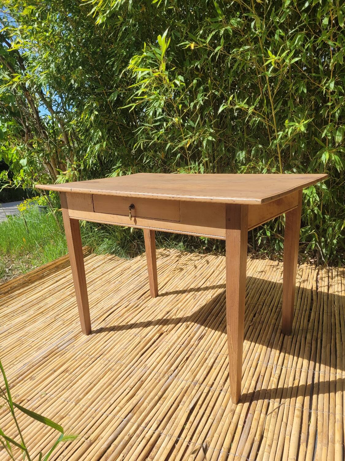 Small renovated farmhouse table - Desk