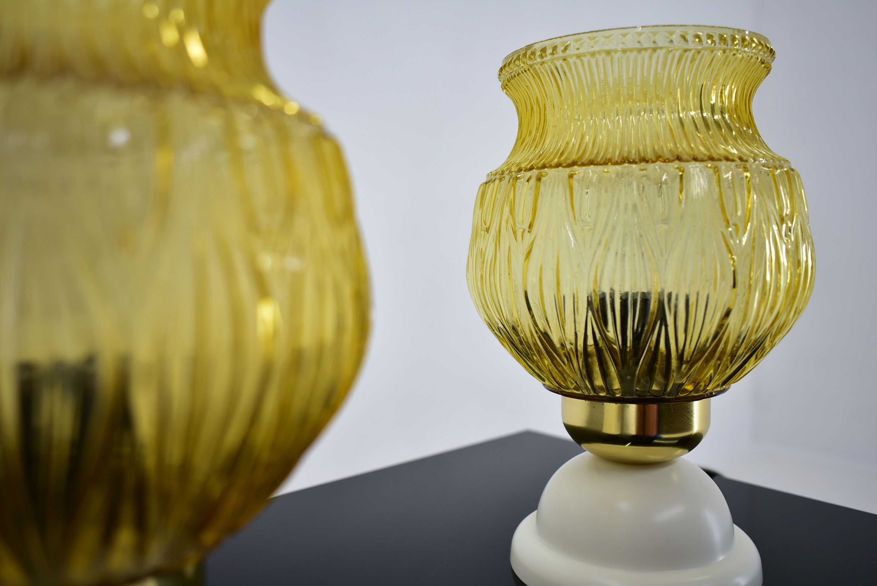 Set of Two Mid-Century Table Lamps, Czechoslovakia, 1970s