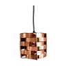 Copper 'Mars' pendant lamp by Max Sauze, France 1970's