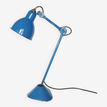 Lampe articulée RAVEL, modèle 205 bleu, Bernard Albin Gras, Clamart, France, 1932