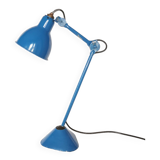 RAVEL articulated lamp, model 205 blue, Bernard Albin Gras, Clamart, France, 1932