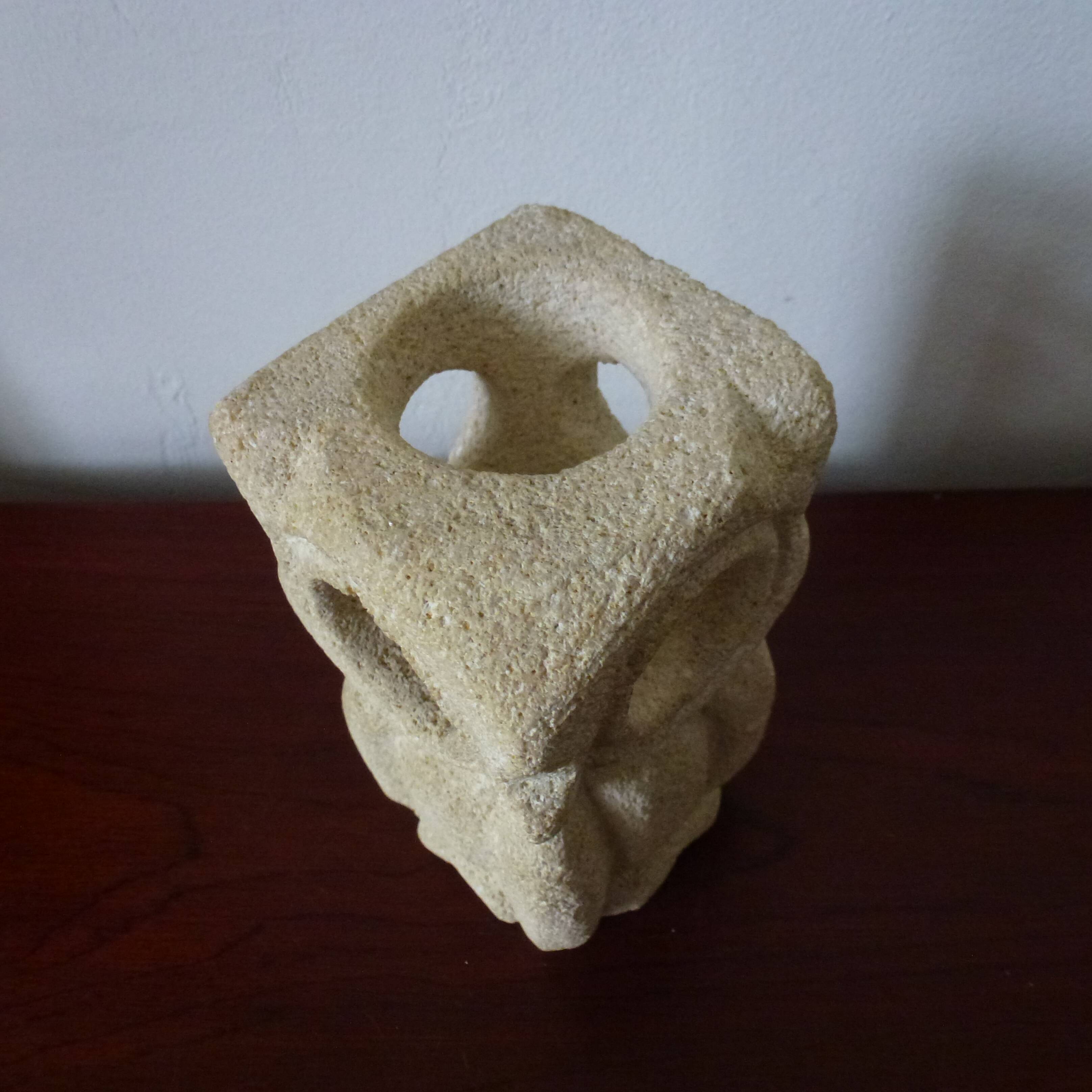 Owl Lamp Owl Albert Tormos Stone Sculpture Vintage 60s