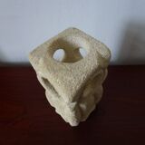 Owl Lamp Owl Albert Tormos Stone Sculpture Vintage 60s