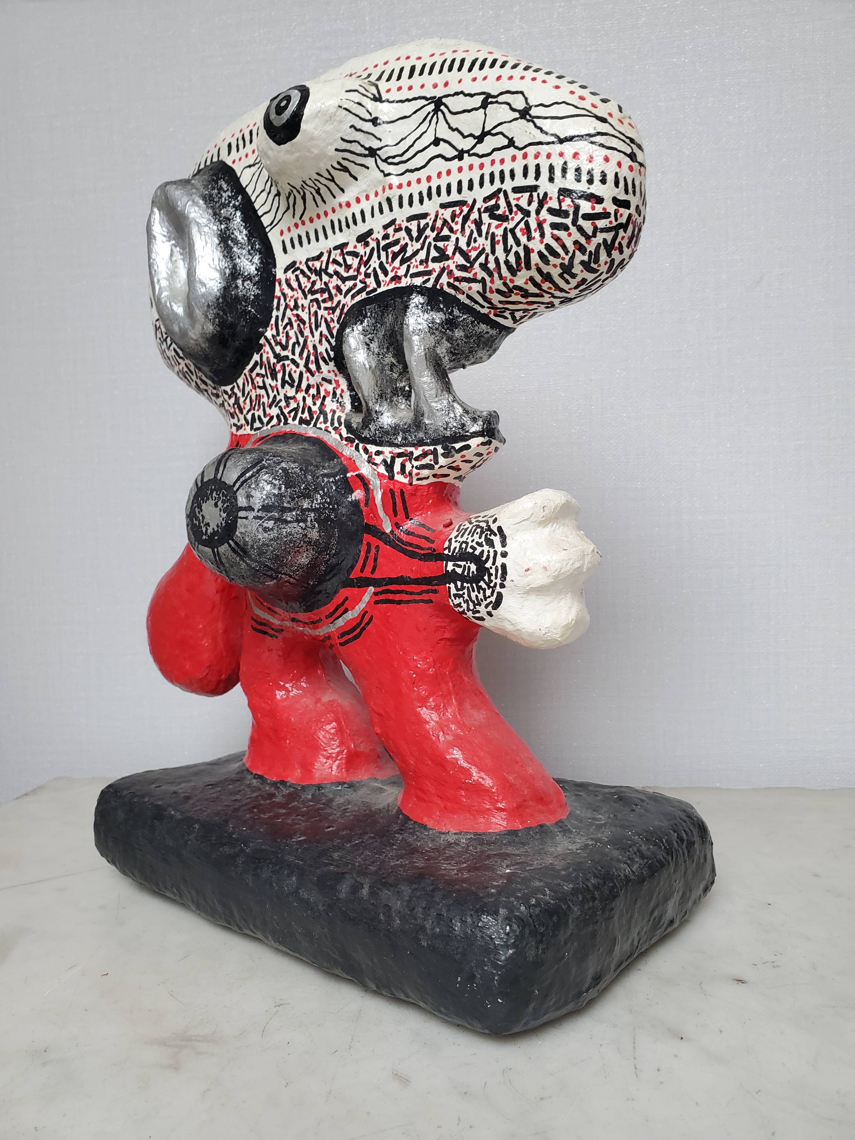 Papier-mâché sculpture - Kaj / Fokaja (1959)