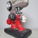 Papier-mâché sculpture - Kaj / Fokaja (1959)