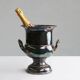 French Art Deco Silver plated brass Ice Bucket, 1900s