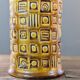West Germany Bay 60-14 vase, vintage ceramic, geometric decoration