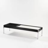 Coffee table with tubular base, circa 1970