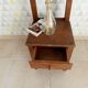 Antique oak shoeshine chair from the 40s/50s