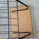 Table porte revue 1950 rouge et noire