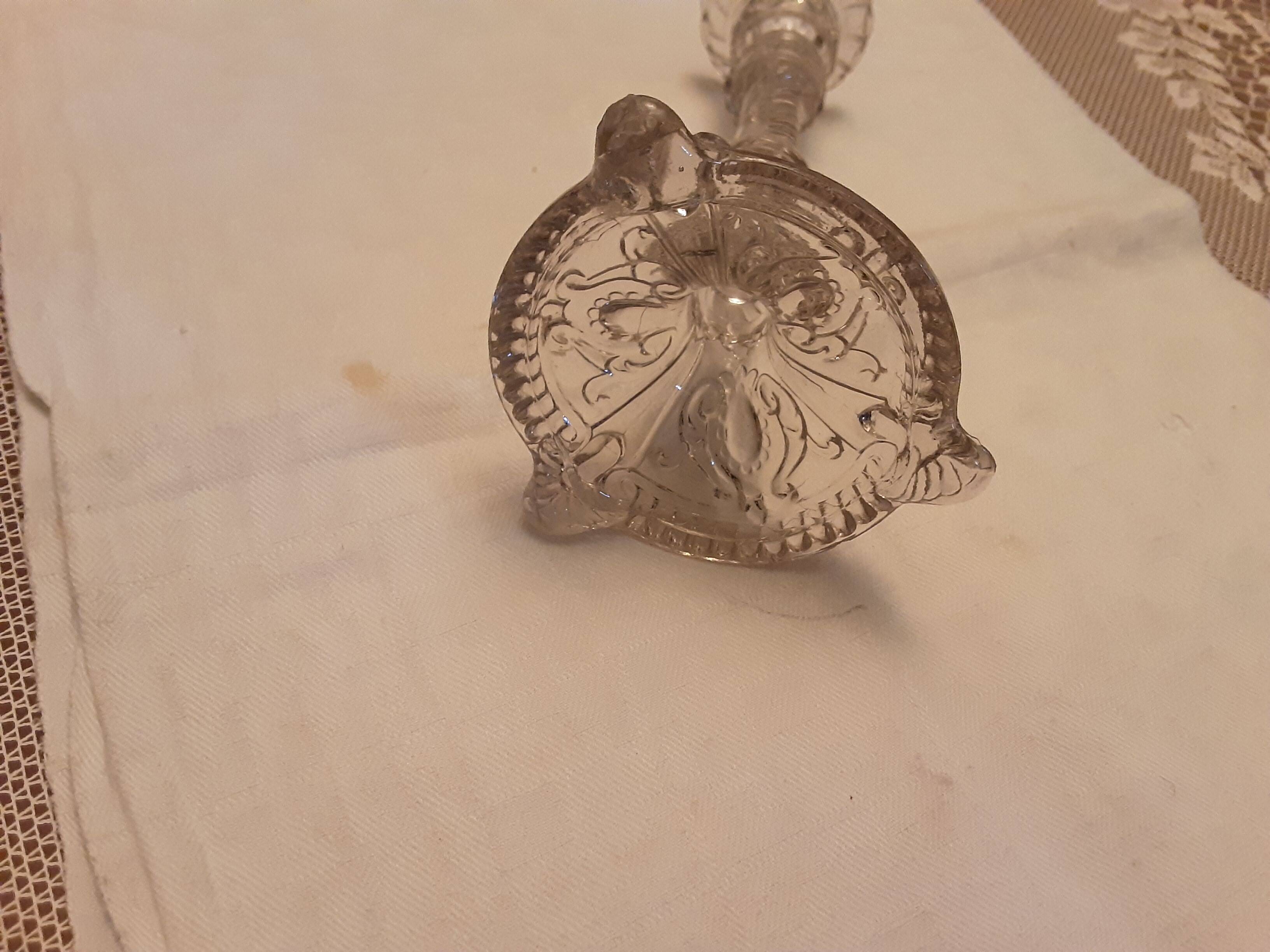 PRESSED GLASS CHANDELIER