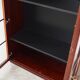 Mahogany display cabinet, Danish design, 1970s, made in Denmark