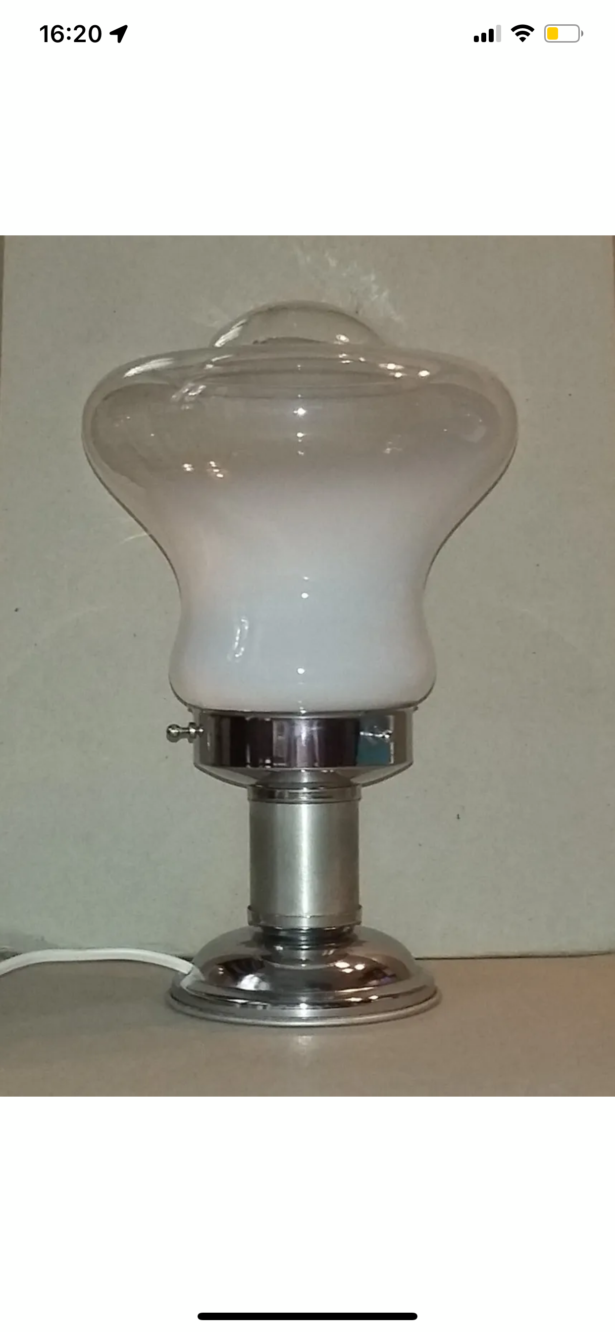 Italian vintage lamp in Murano glass 1970