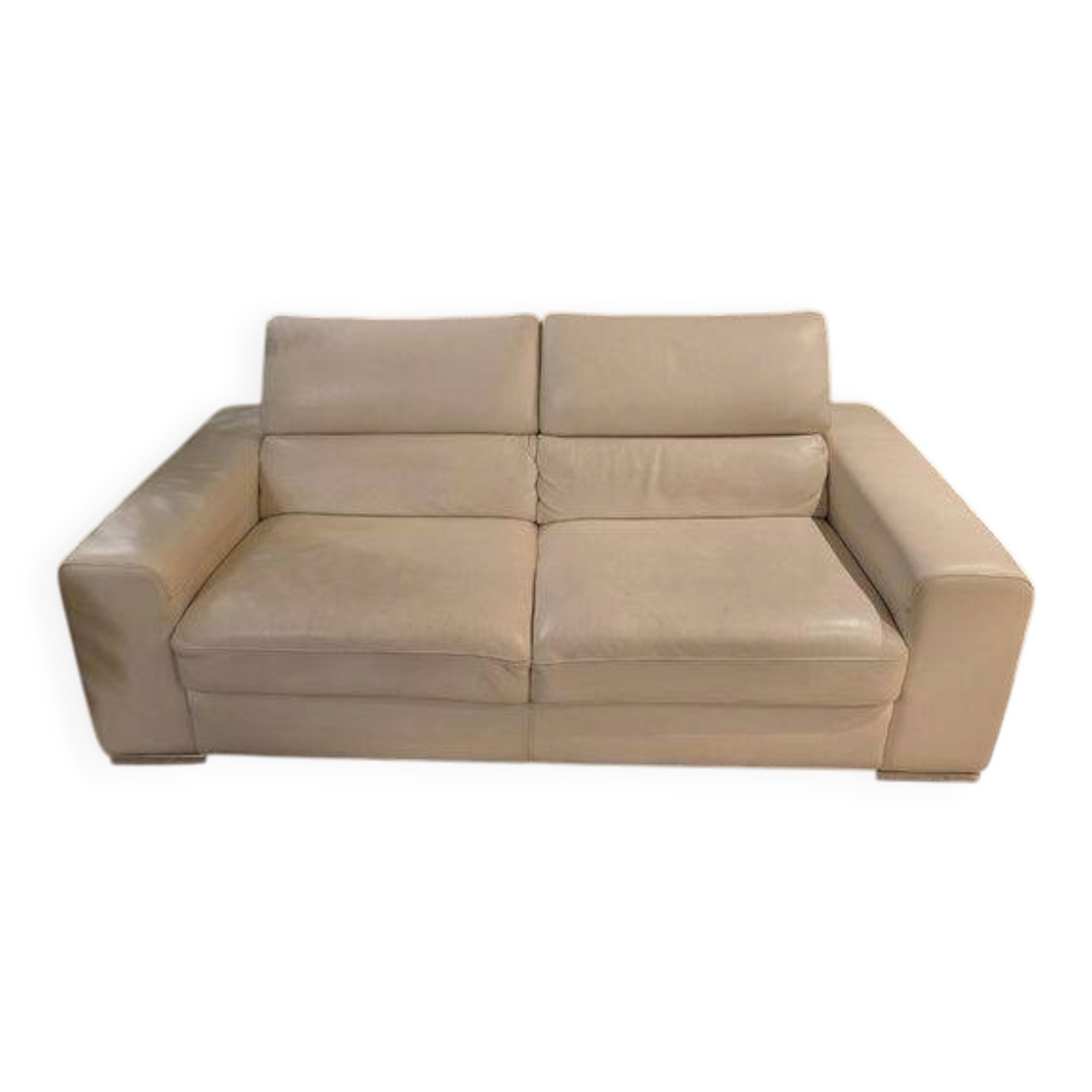 Chateau d'Ax leather sofa