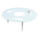 Ulyssimo minimal round coffee table by U. Müller Reisser 1990s