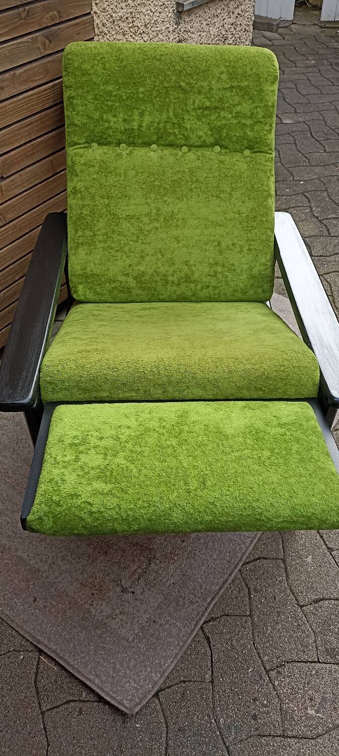 Vintage reclining armchair