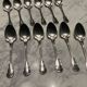 12 soup spoons. Silver-plated. Félix brothers.