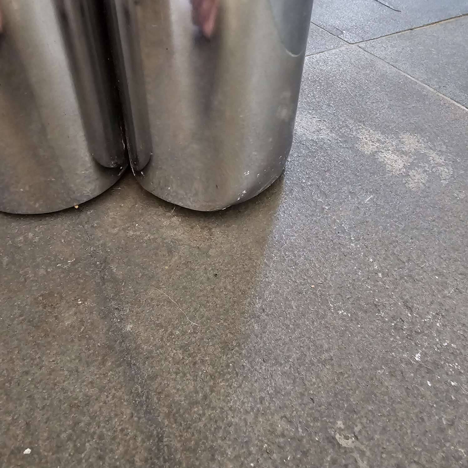 "Cylinders" coffee table in chromed metal, Italy, circa 1970