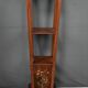 Large Cherry & Walnut Stool, Asian style – Early 20th century