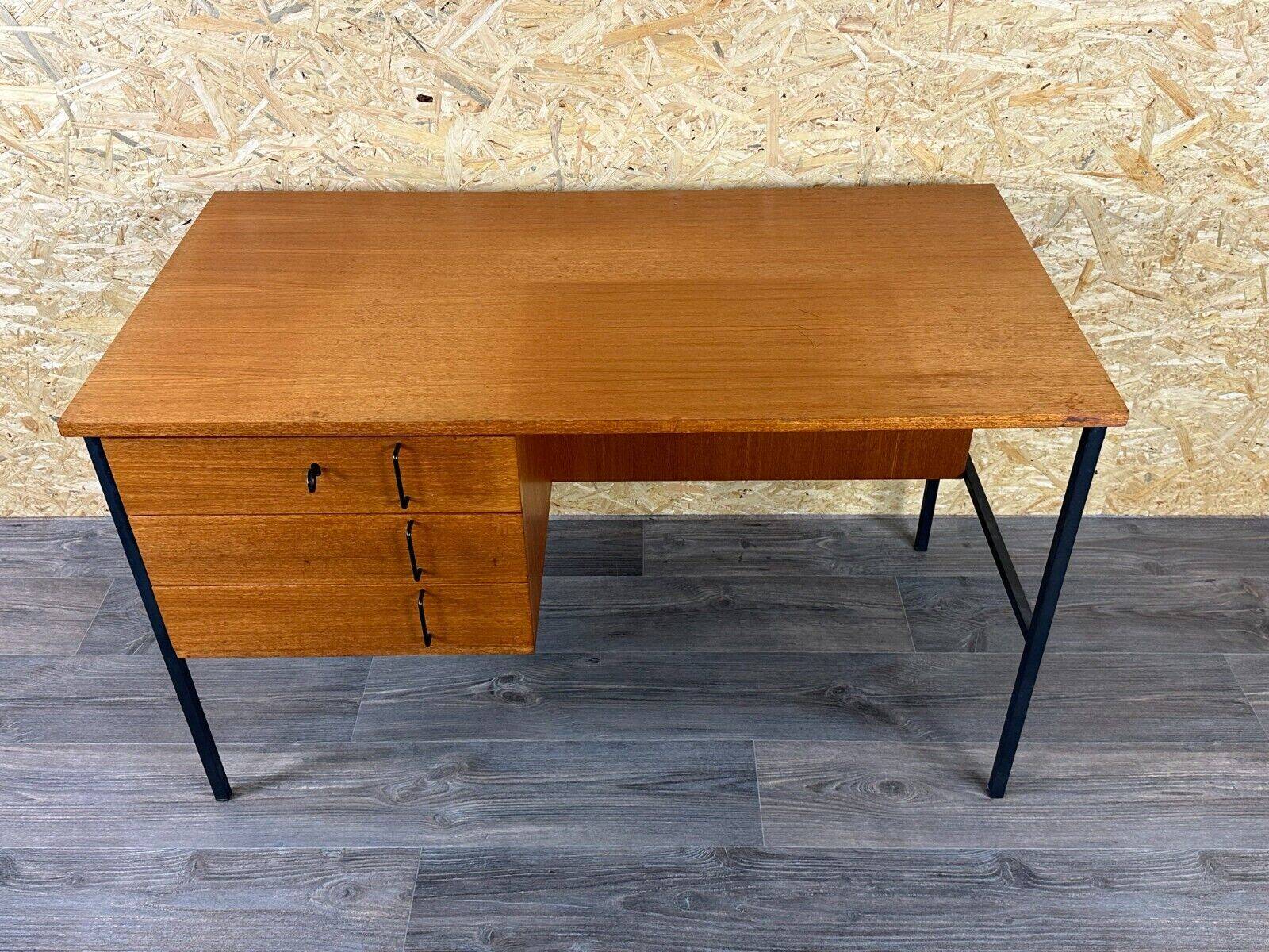 60s 70s teak desk by Günter Renkel for Rego Mobile Germany