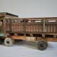 Indian tata truck handmade in polychrome wood