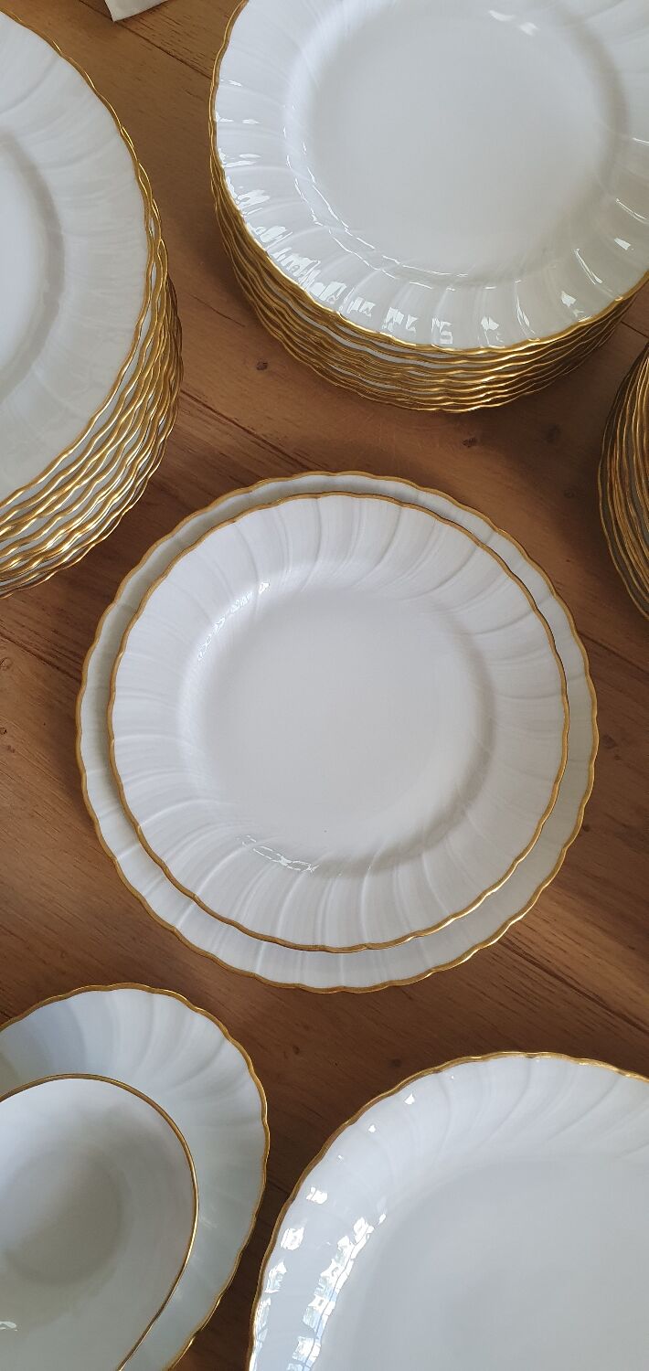 Limoges porcelain service - Bernardaud Verlaine