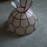 Pink mother-of-pearl lampshade