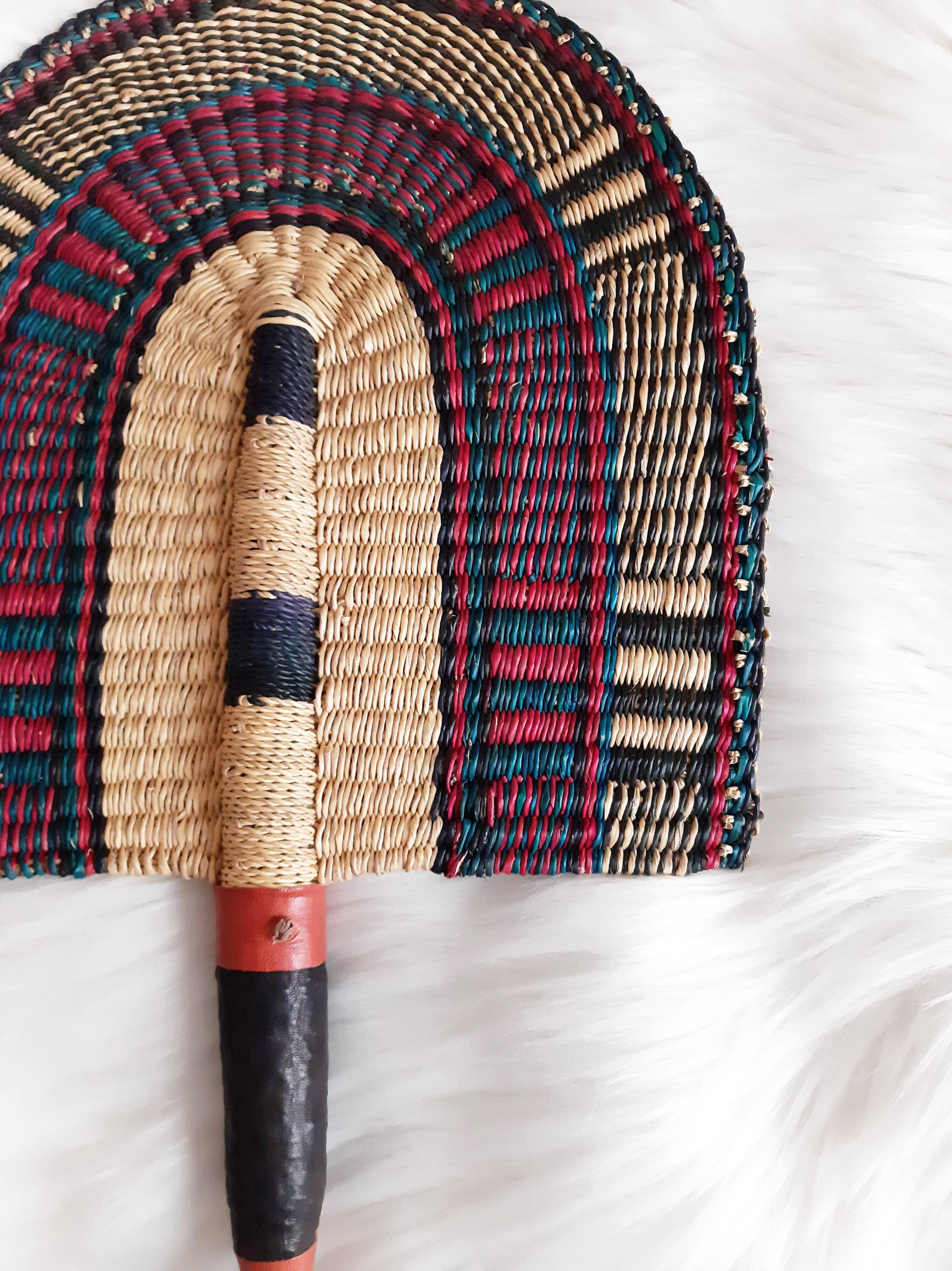 African fan bolga wall decoration of ghana