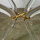 Venice model round dining table from Madelia by Paris Altuglas foot
