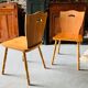 Paire de chaise bois blond  - 1960's