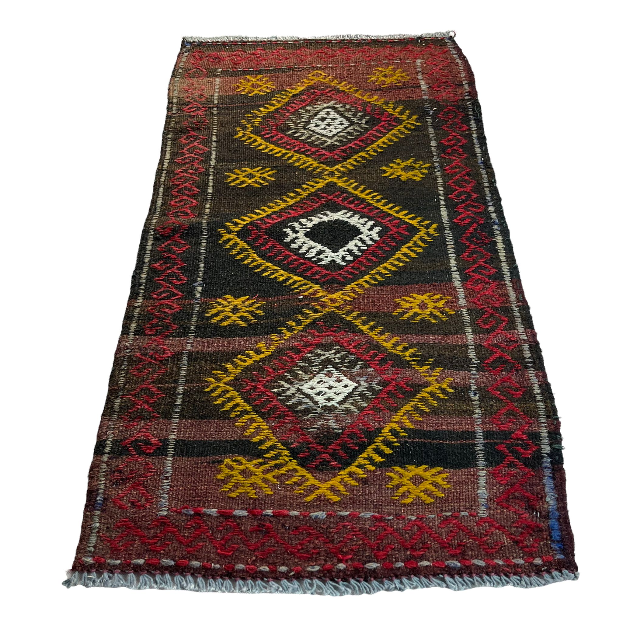 Tapis kilim turc vintage 96 x 50 cm