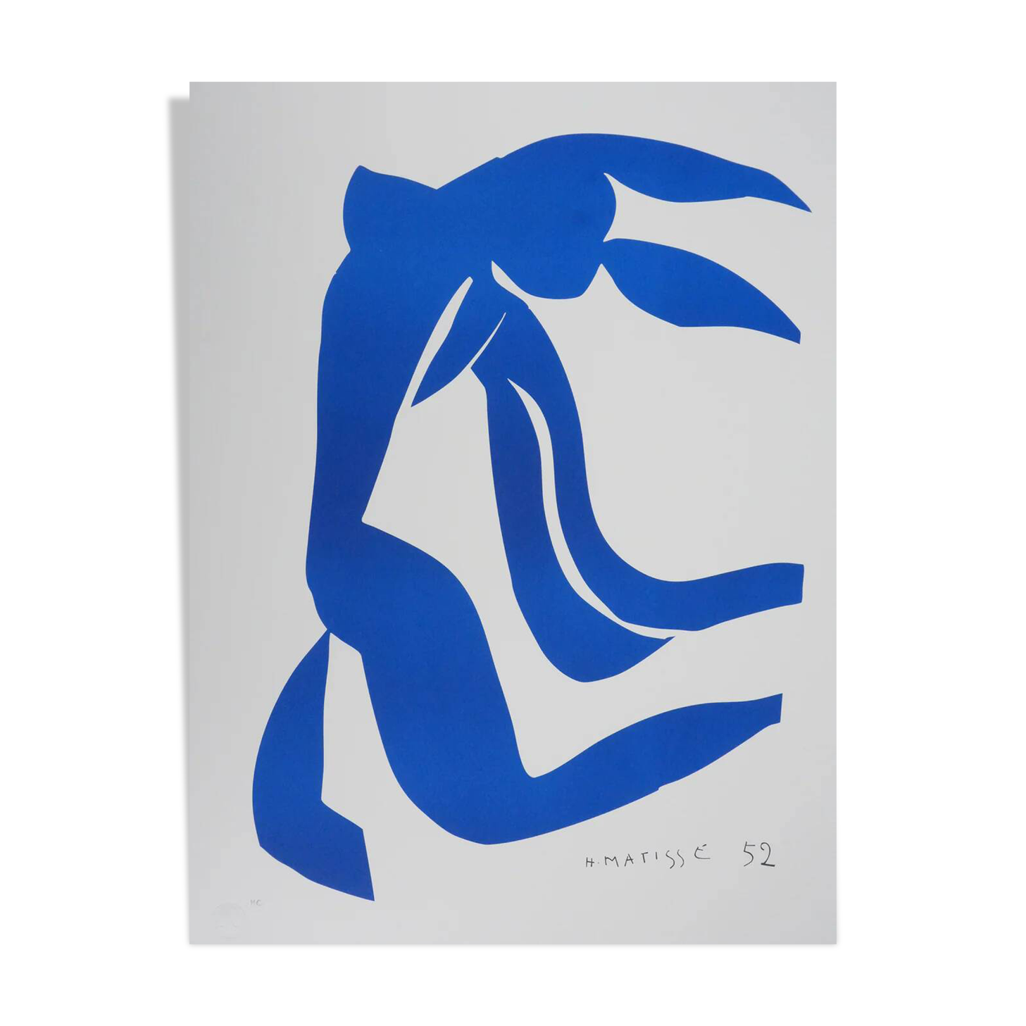 Henri Matisse: Blue Nude II, signed lithograph