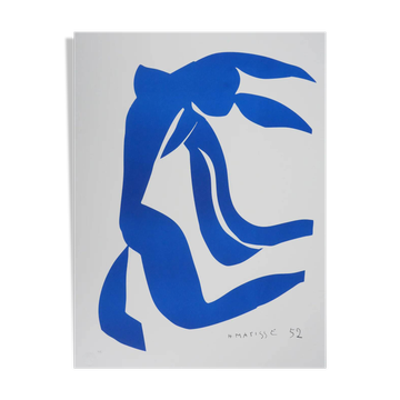 Henri Matisse: Blue Nude II, signed lithograph
