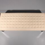 Leather bench with chrome base from Germany 1980