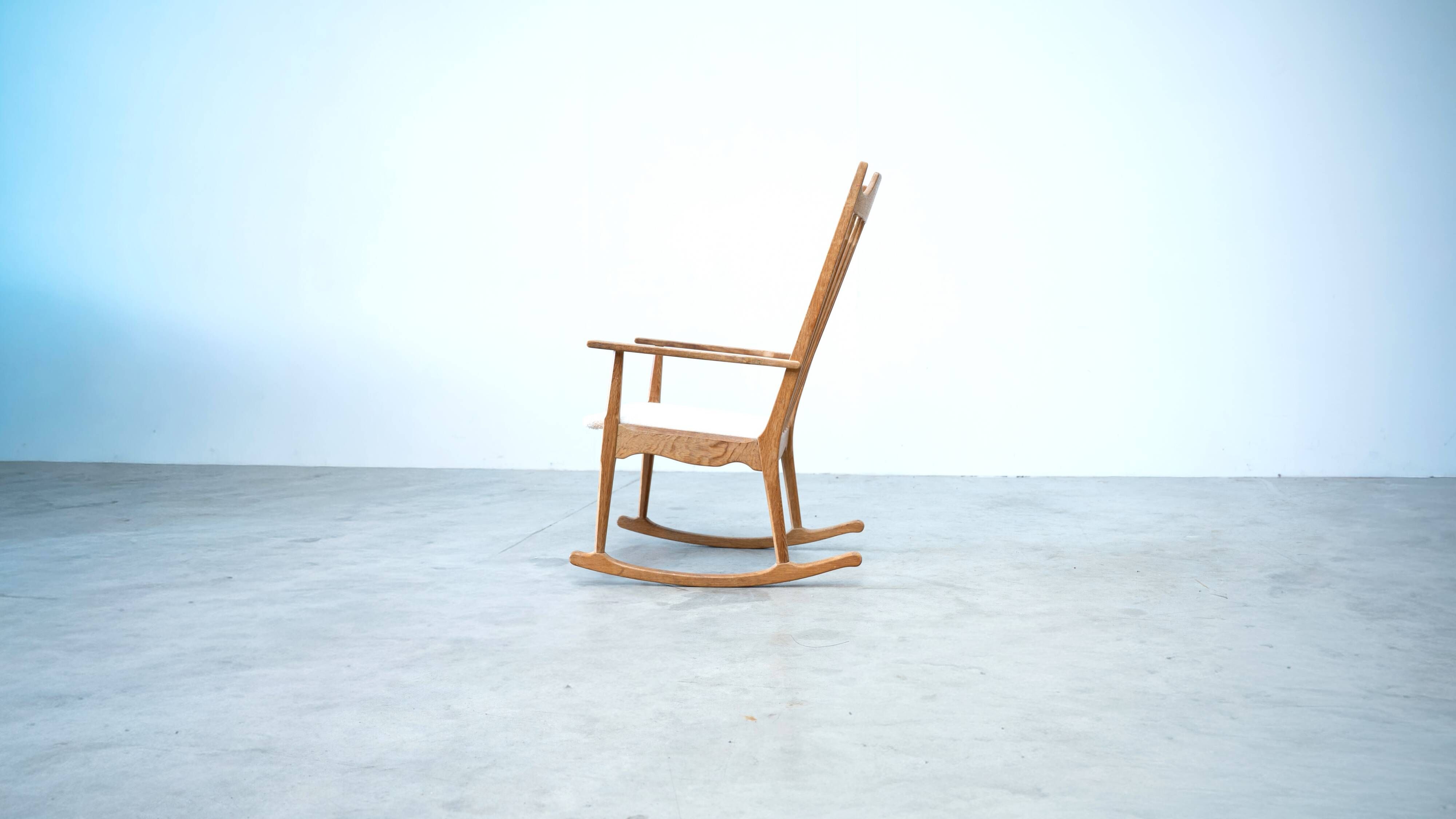 Danish rocking chair by Henry Kjaernulf