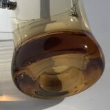 Seau à glaçons verre soufflé ambre 70’s