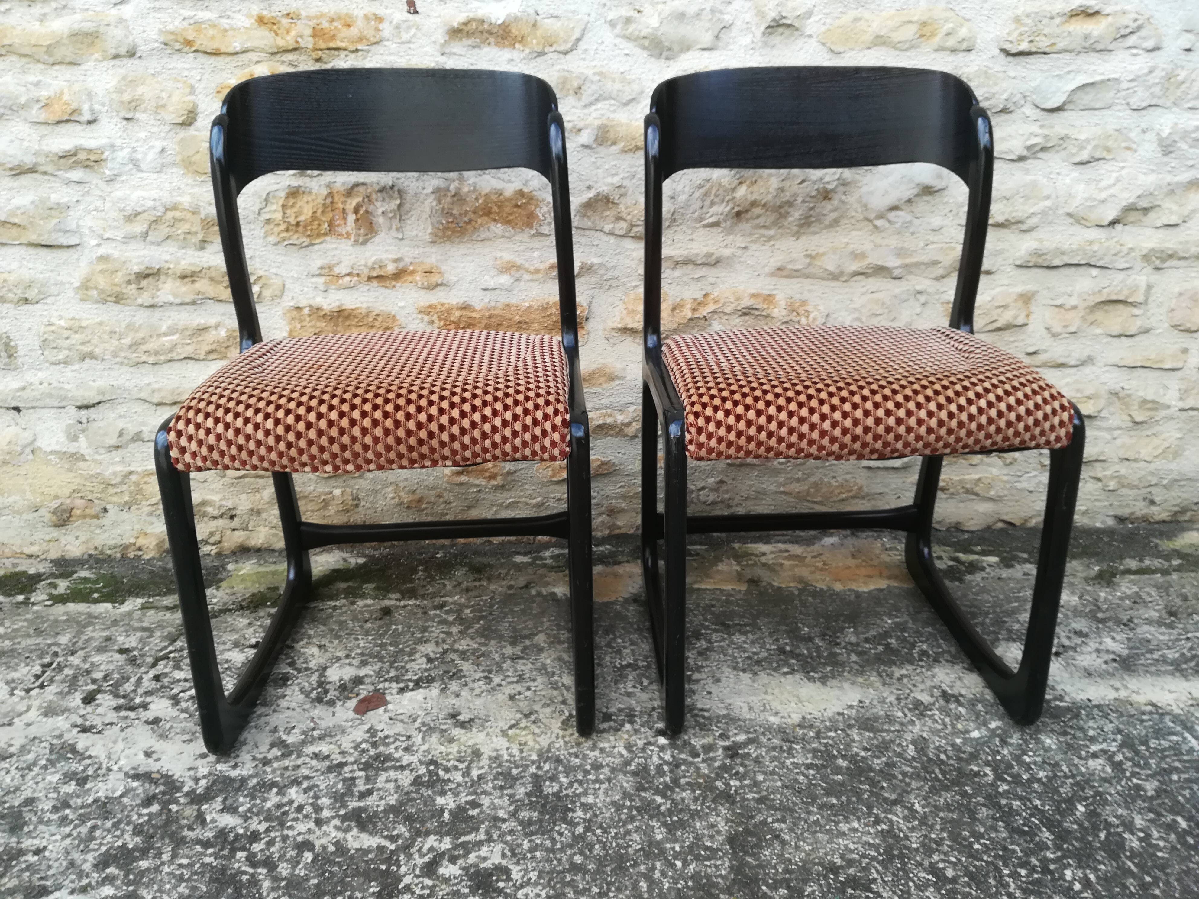 Baumann sleigh chairs
